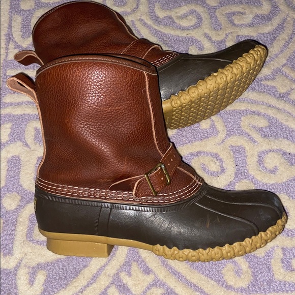 Ll bean Bean boots size 10 fur lined slip on Men’s - Picture 7 of 15